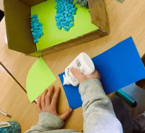 Model 3D- Obieg wody w przyrodzie.