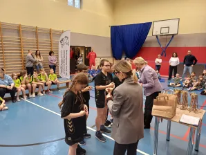 Zawody dla klas 1-3 "W zdrowym ciele zdrowy duch"