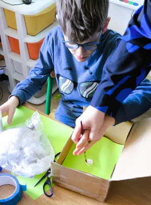 Model 3D- Obieg wody w przyrodzie.